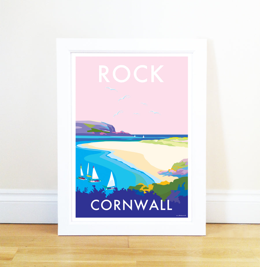 Rock Vintage Travel Poster Print