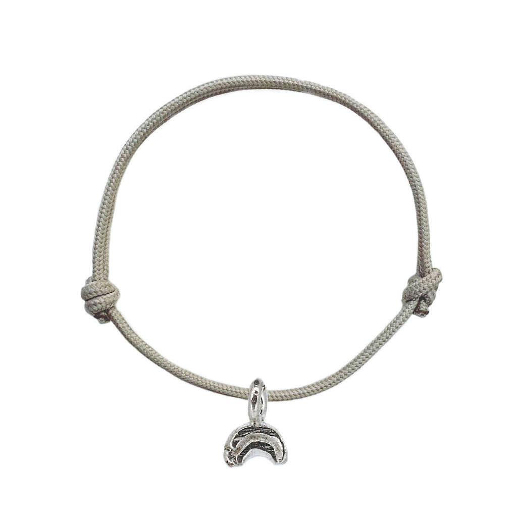 Rainbow Rope Bracelet Sterling Silver