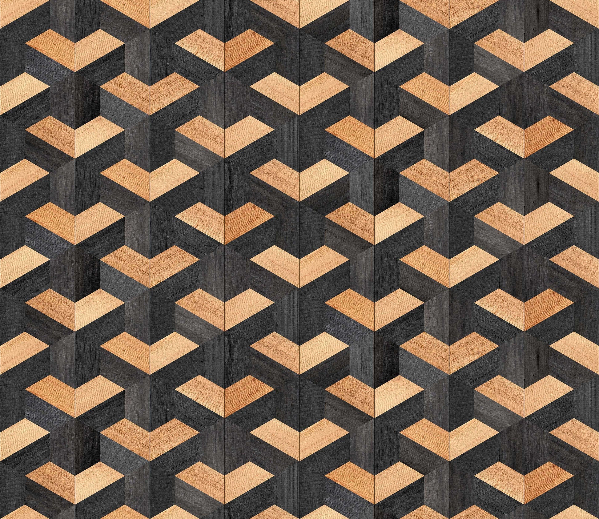 Radnor 3D Wood Cube Wallpaper