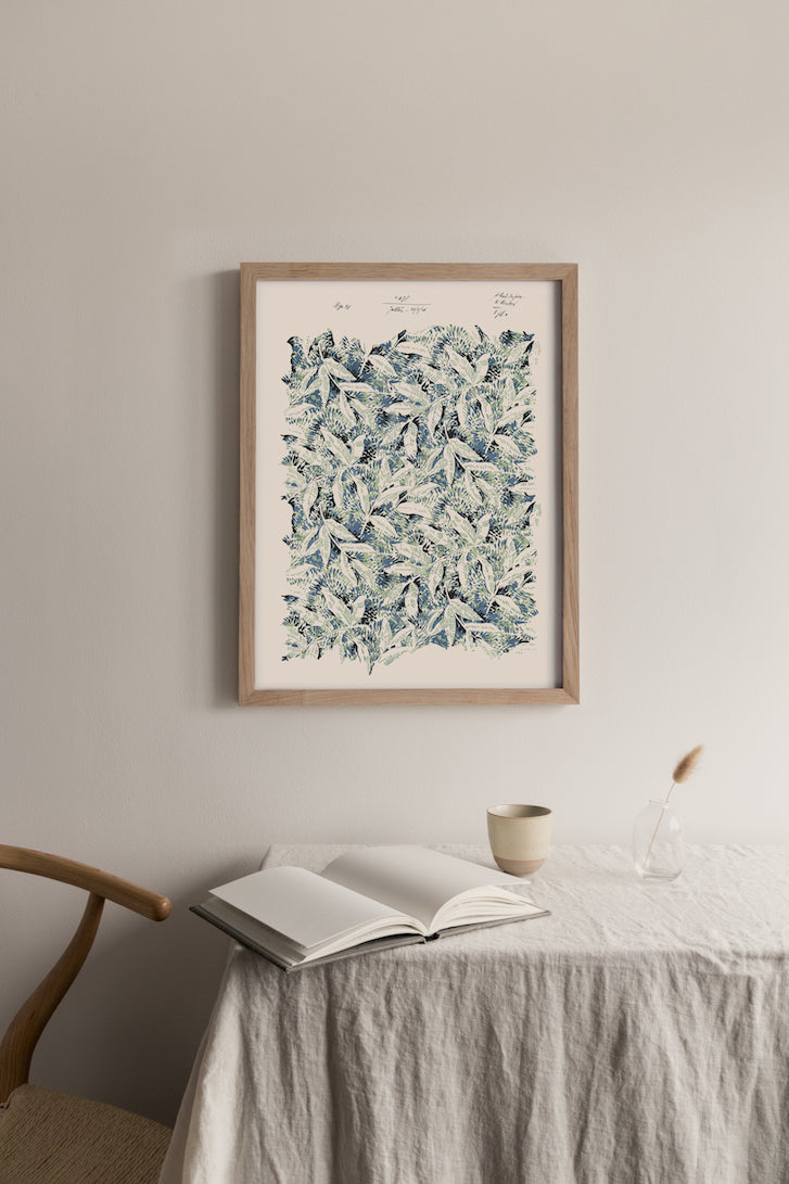 Rain Forest Vintage Archive Poster Print