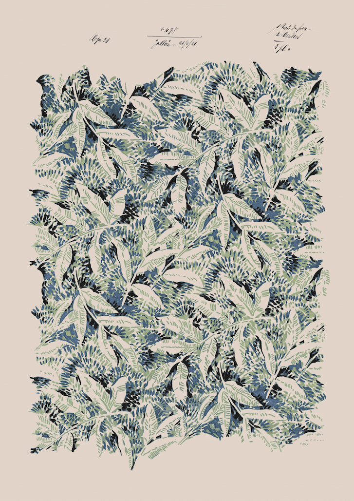 Rain Forest Vintage Archive Poster Print