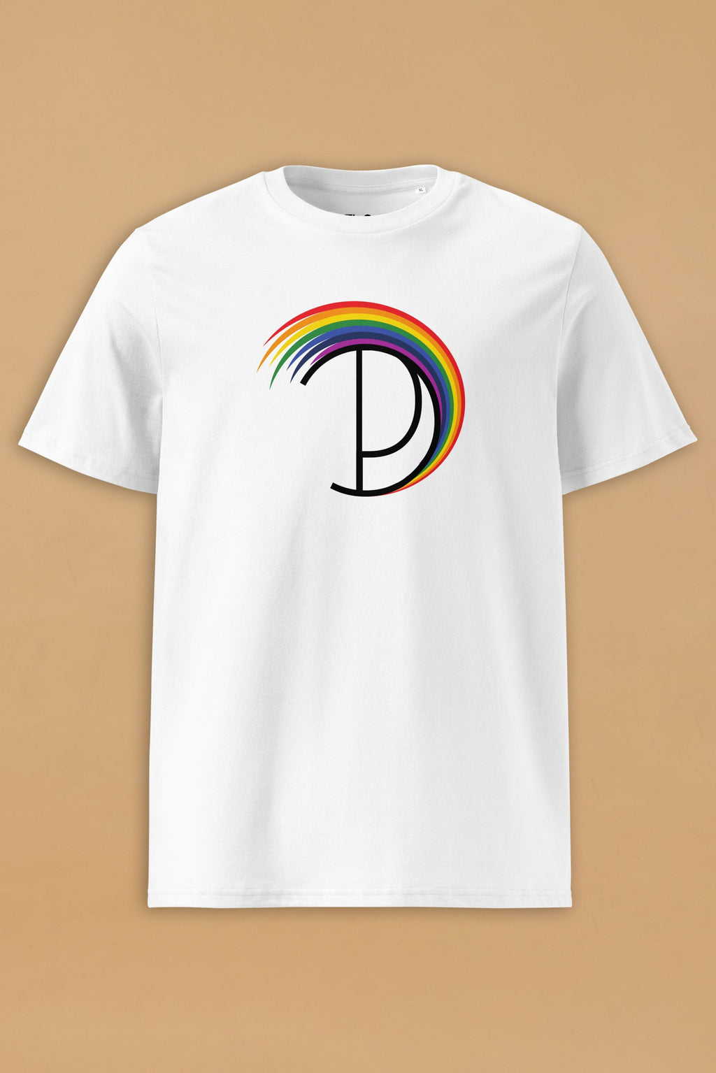 Rainbow P T-Shirt in Organic Cotton