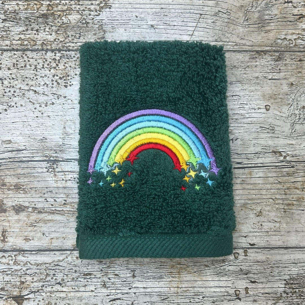 Rainbow Stars Face Cloth in 10 Colours