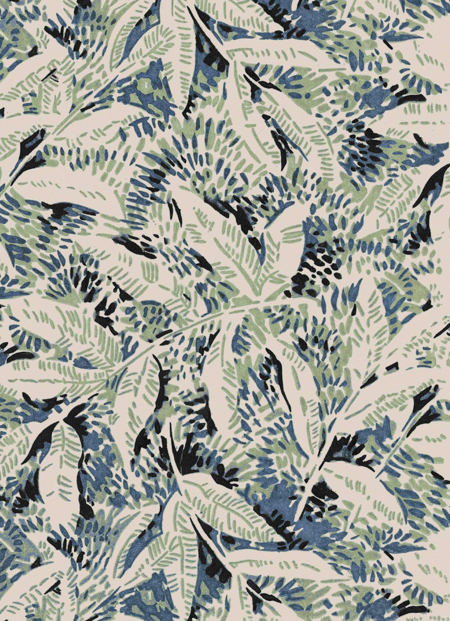 Rain Forest Vintage Archive Poster Print