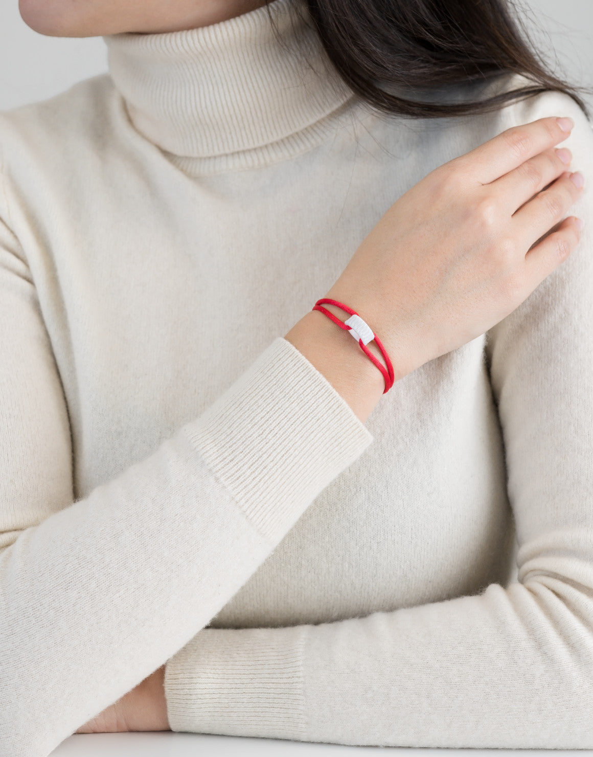 Cord Bracelet in Snow