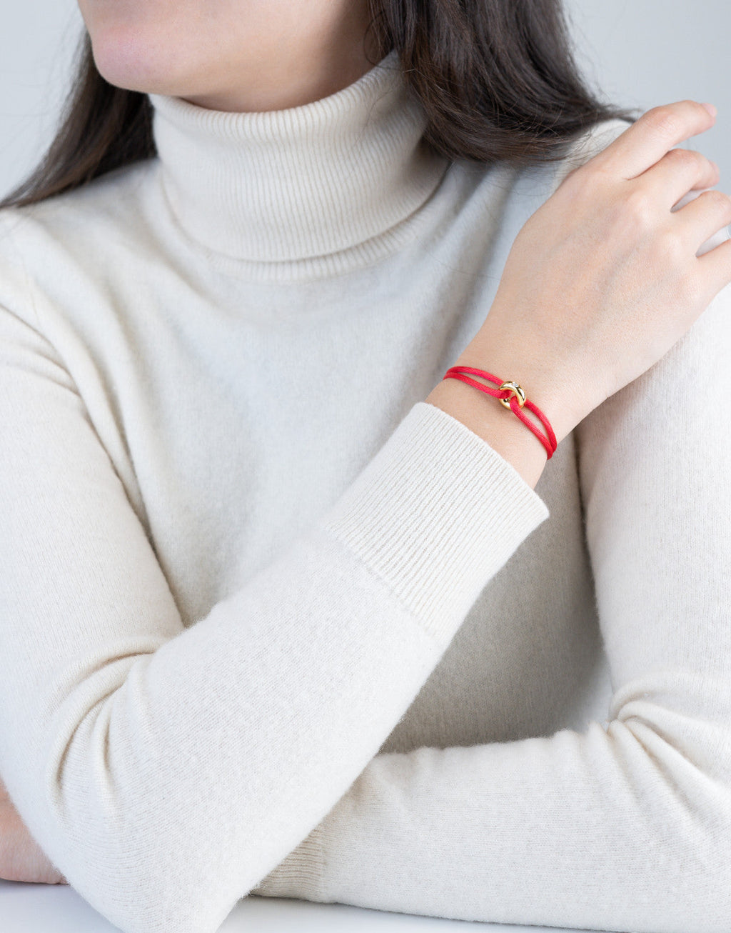 Golden Diamond Cord Bracelet