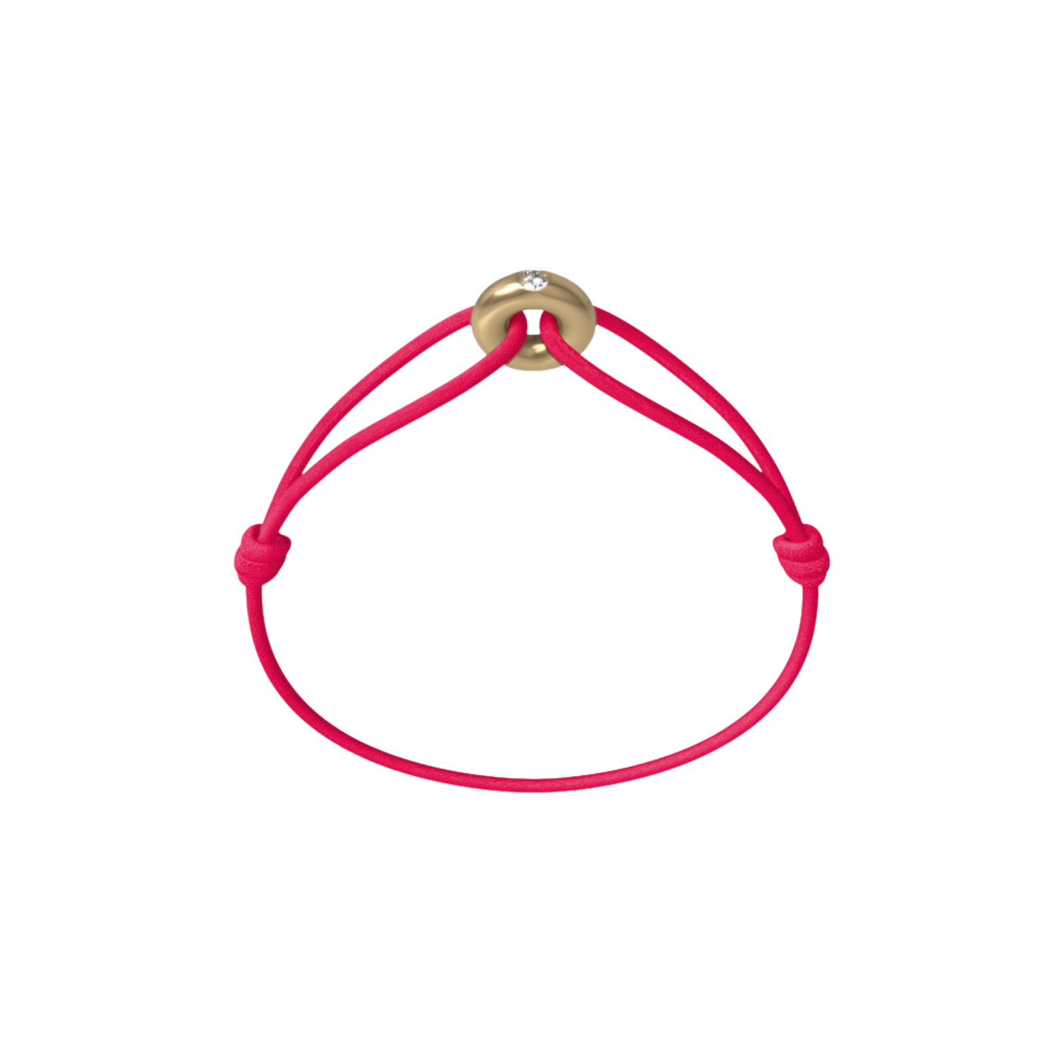 Mini Golden Soho Diamond Cord Bracelet