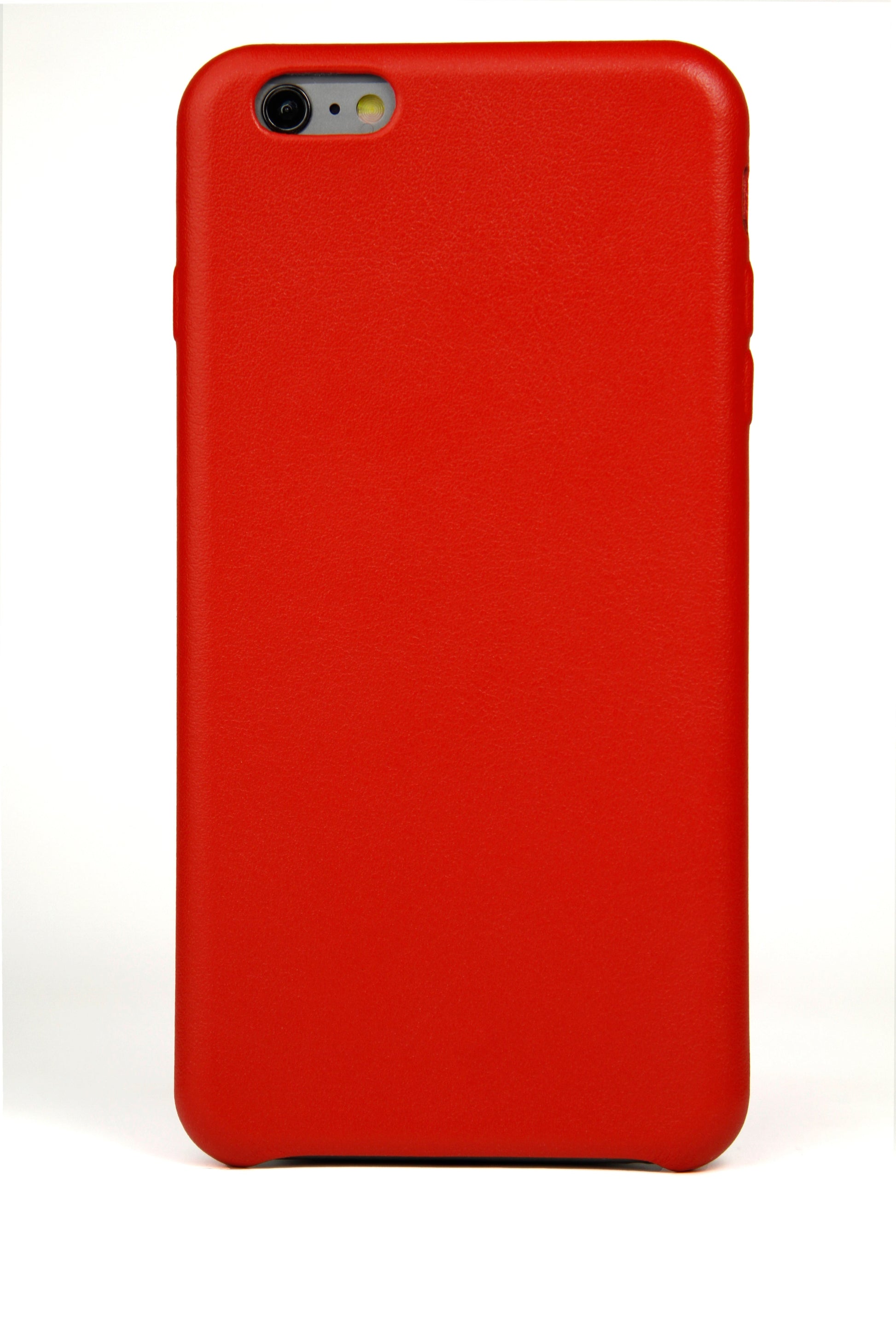 Red Leather iPhone 6 Plus Case
