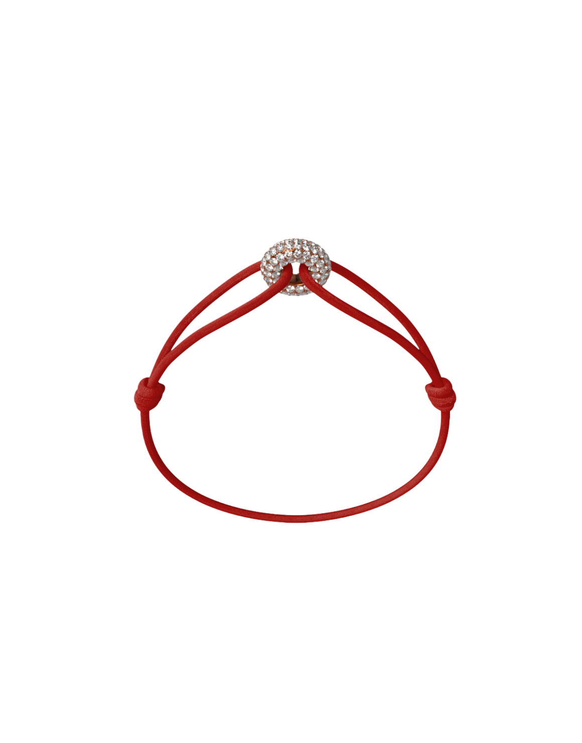 Mini Rose Soho Pave Cord Bracelet