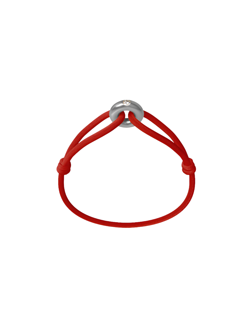 Silver Soho Diamond Cord Bracelet