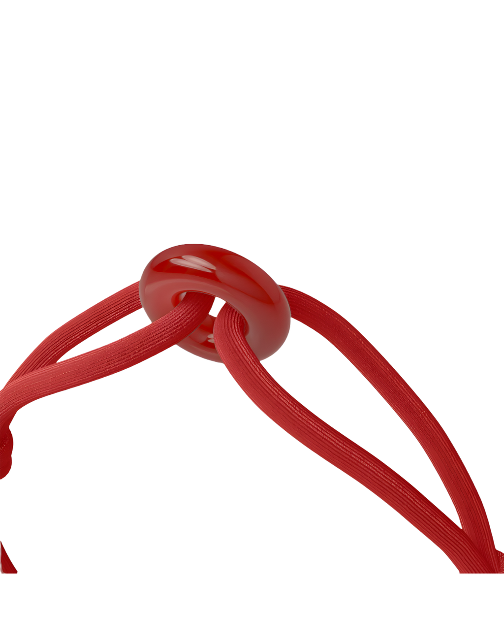 Red Soho Cord Bracelet with Carnelian