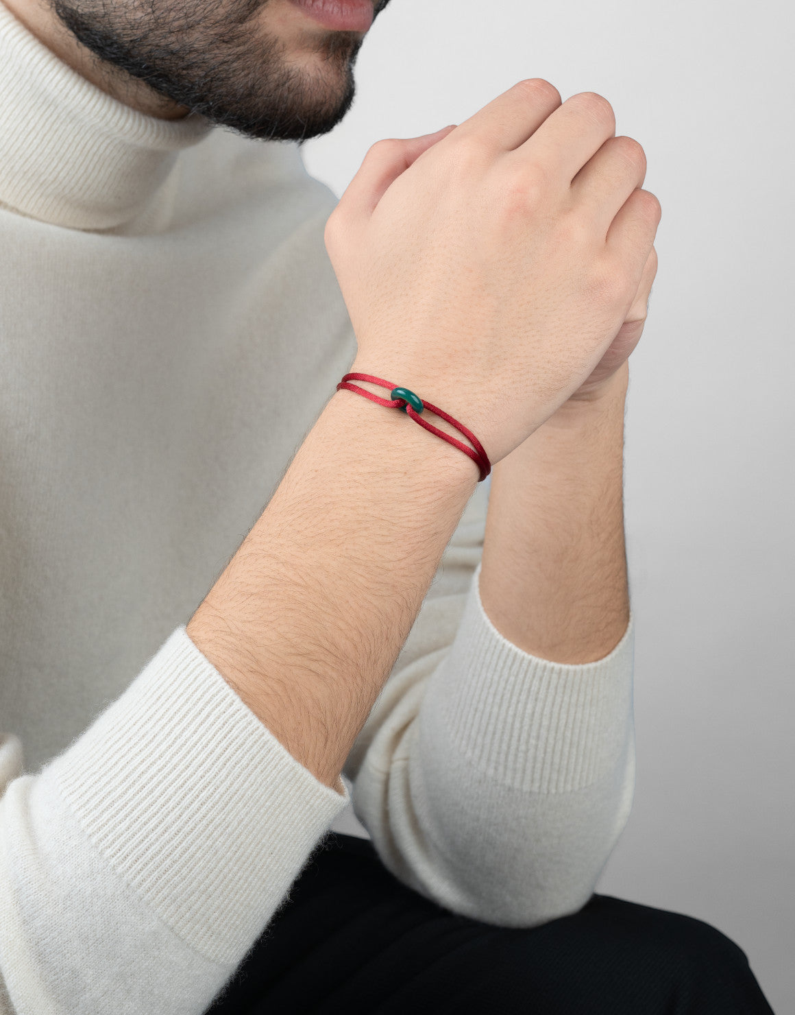 Green Soho Cord Bracelet