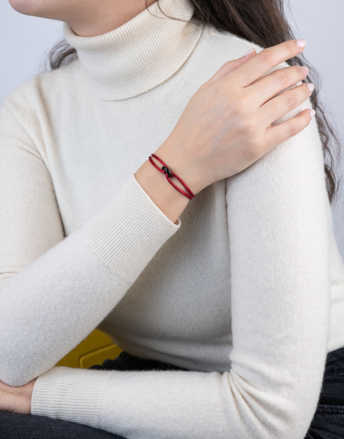 Black Onyx Cord Bracelet