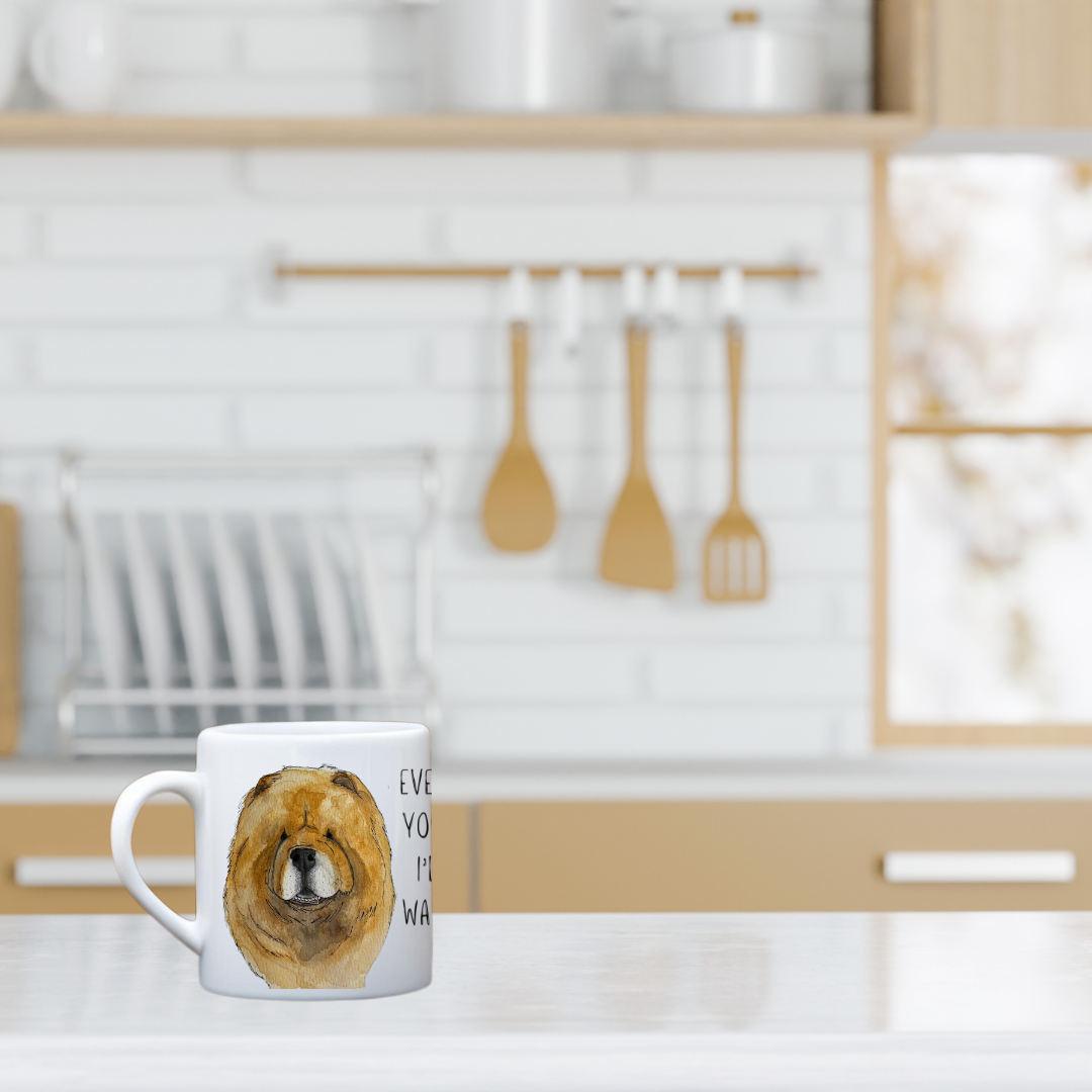 Red Chow Chow Coffee Mug with Attitude