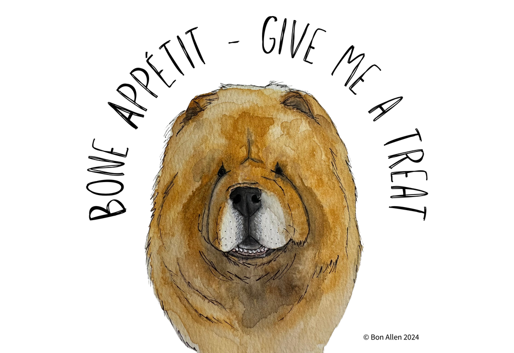 Chow Chow Treat Jar with Wooden Lid