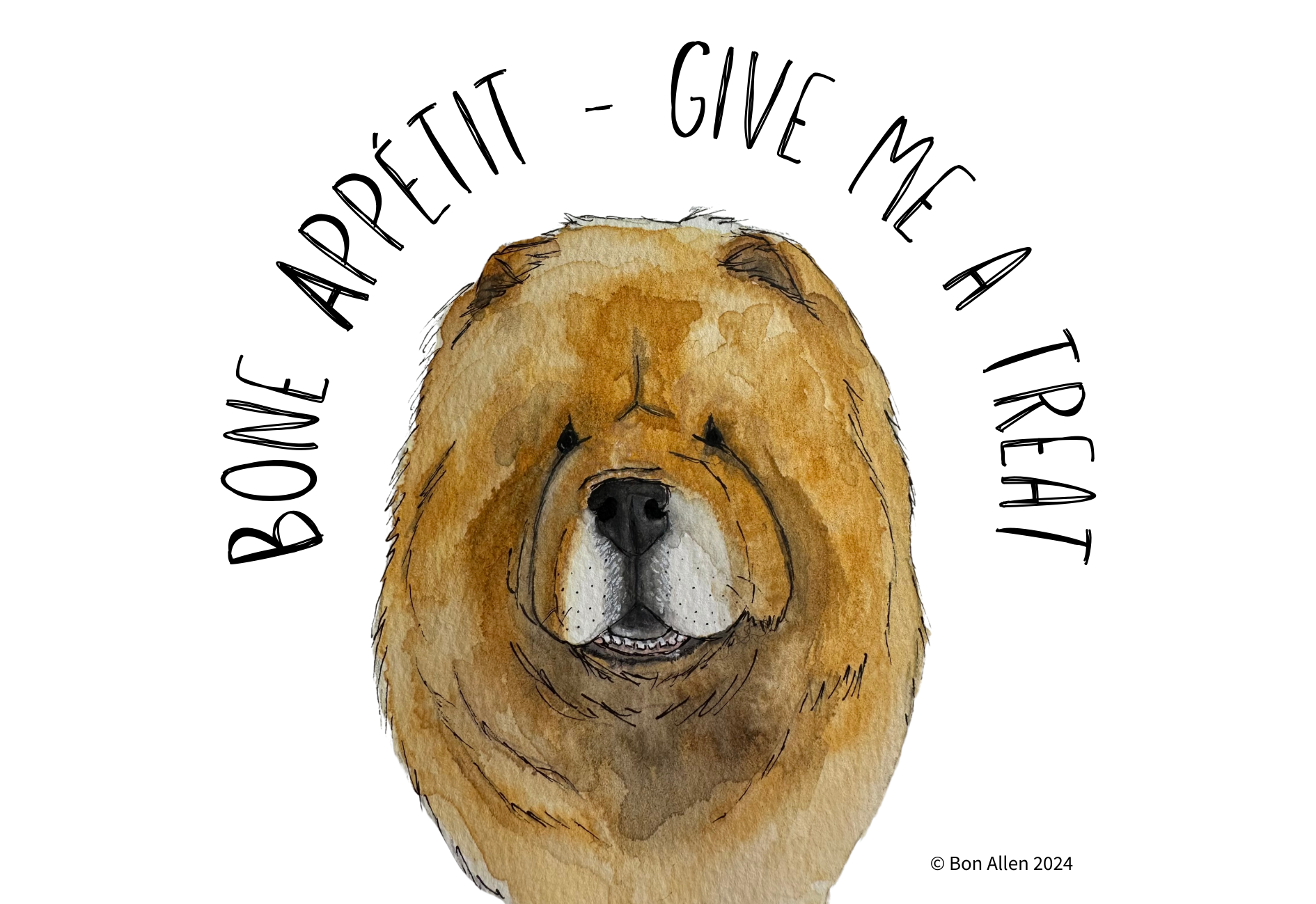 Chow Chow Treat Jar with Wooden Lid