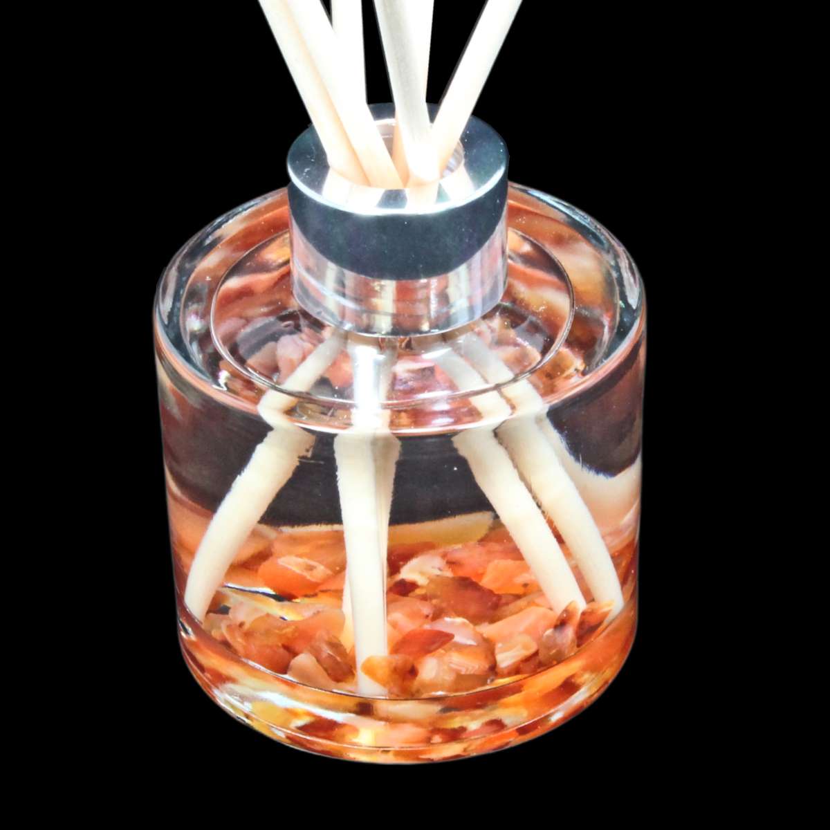 Cleanse Crystal Infused Reed Diffuser with Carnelian and Sage Sea Salt