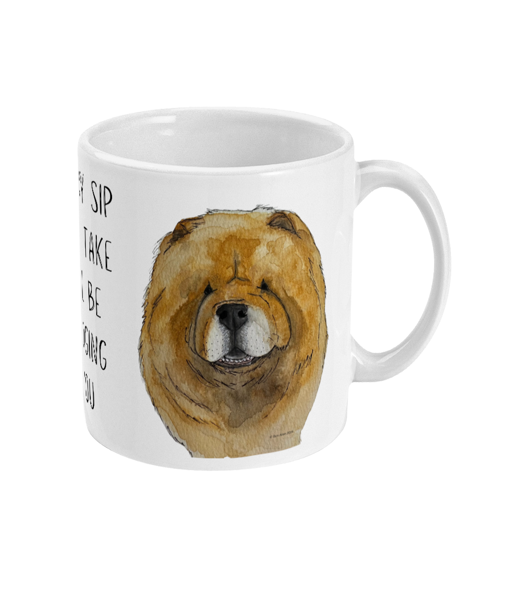 Red Chow Chow Coffee Mug with Attitude