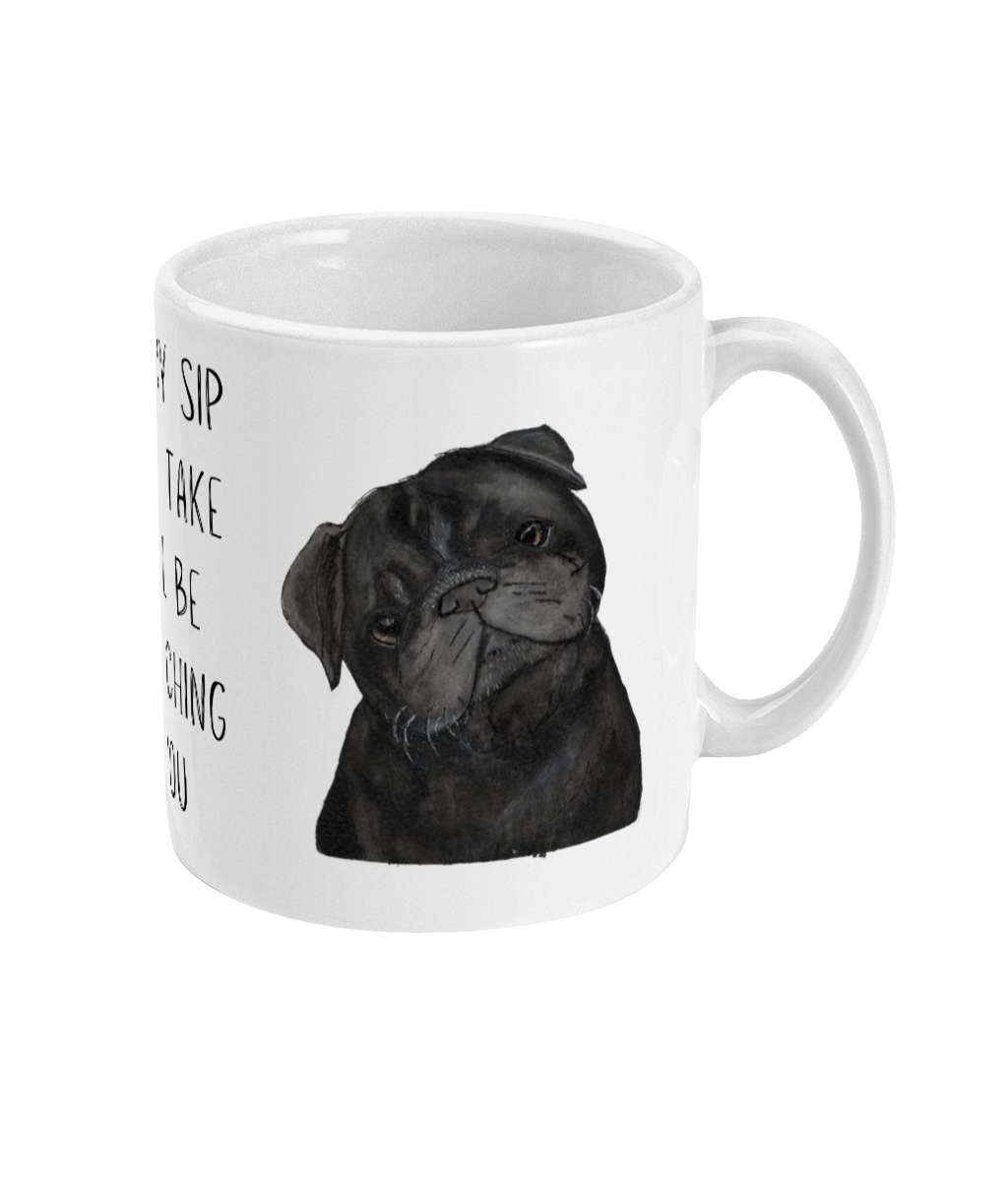 Pug Ceramic Coffee Mug for Dog Lovers