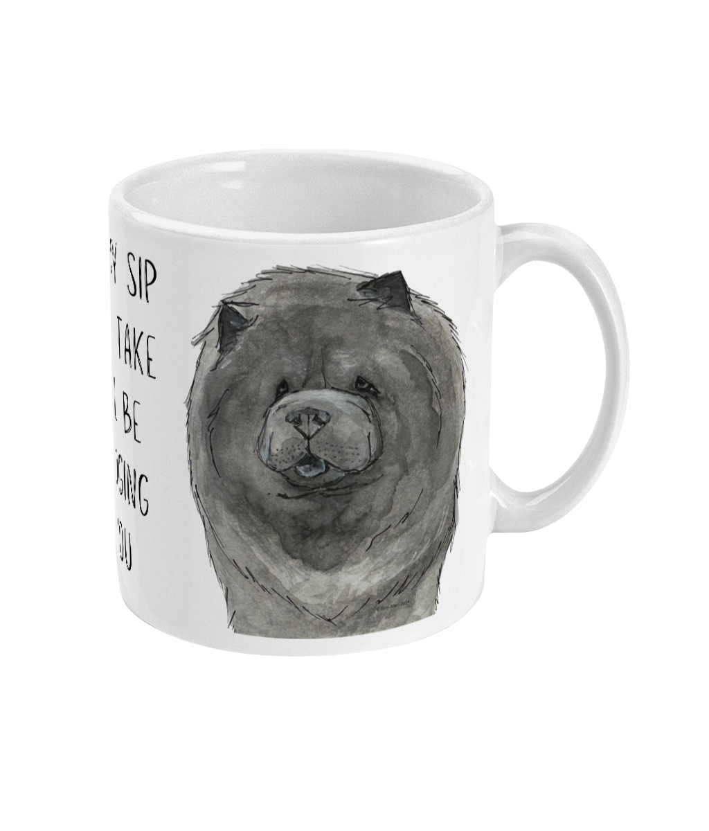 Blue Chow Chow Coffee Mug for Dog Lovers