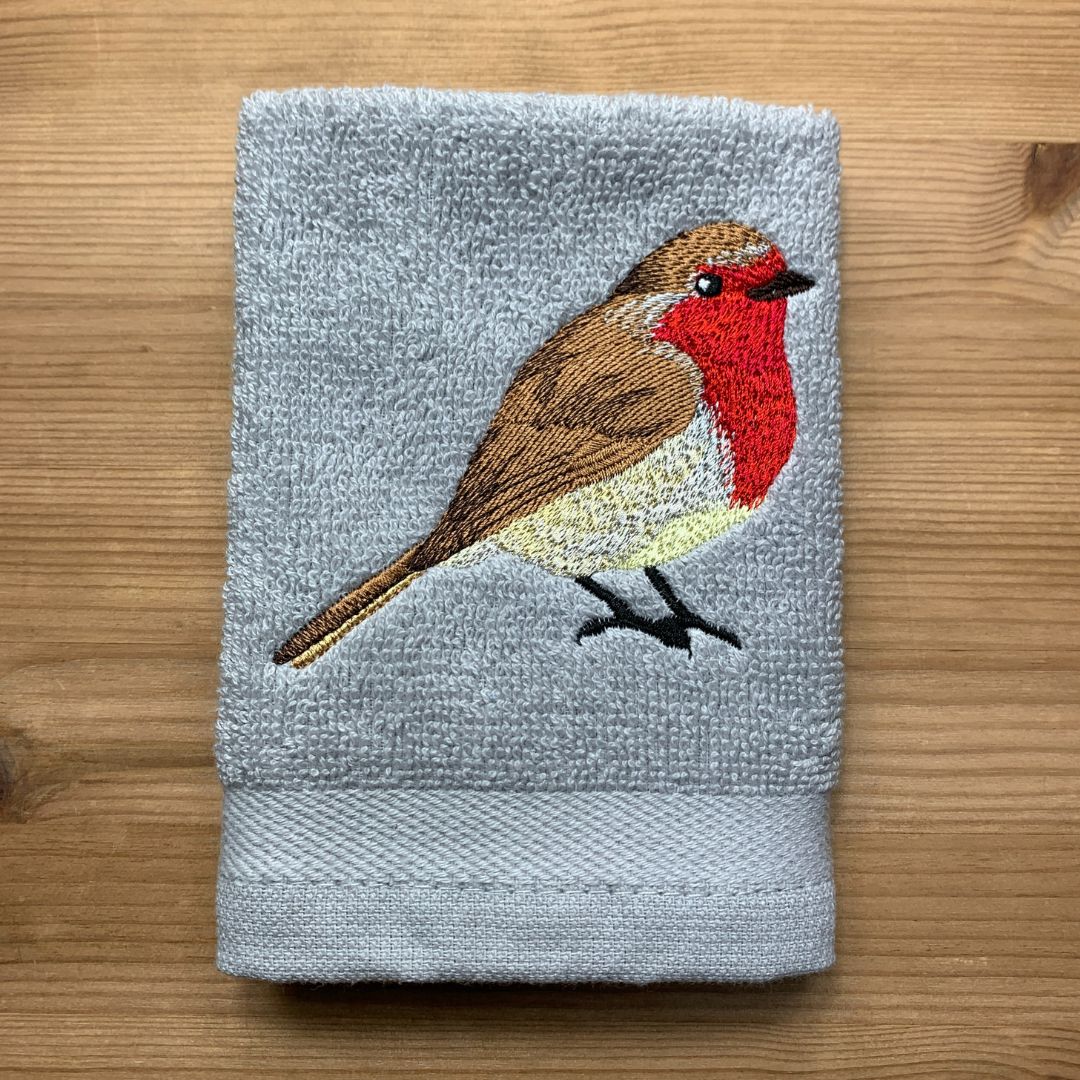 Robin Face Cloth in 10 Colours