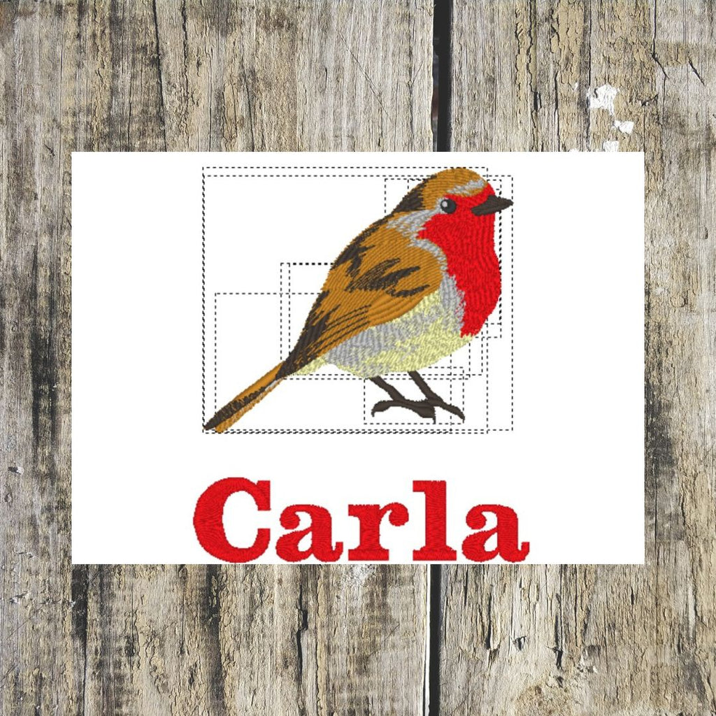 Robin Personalised Towel in Pure Cotton