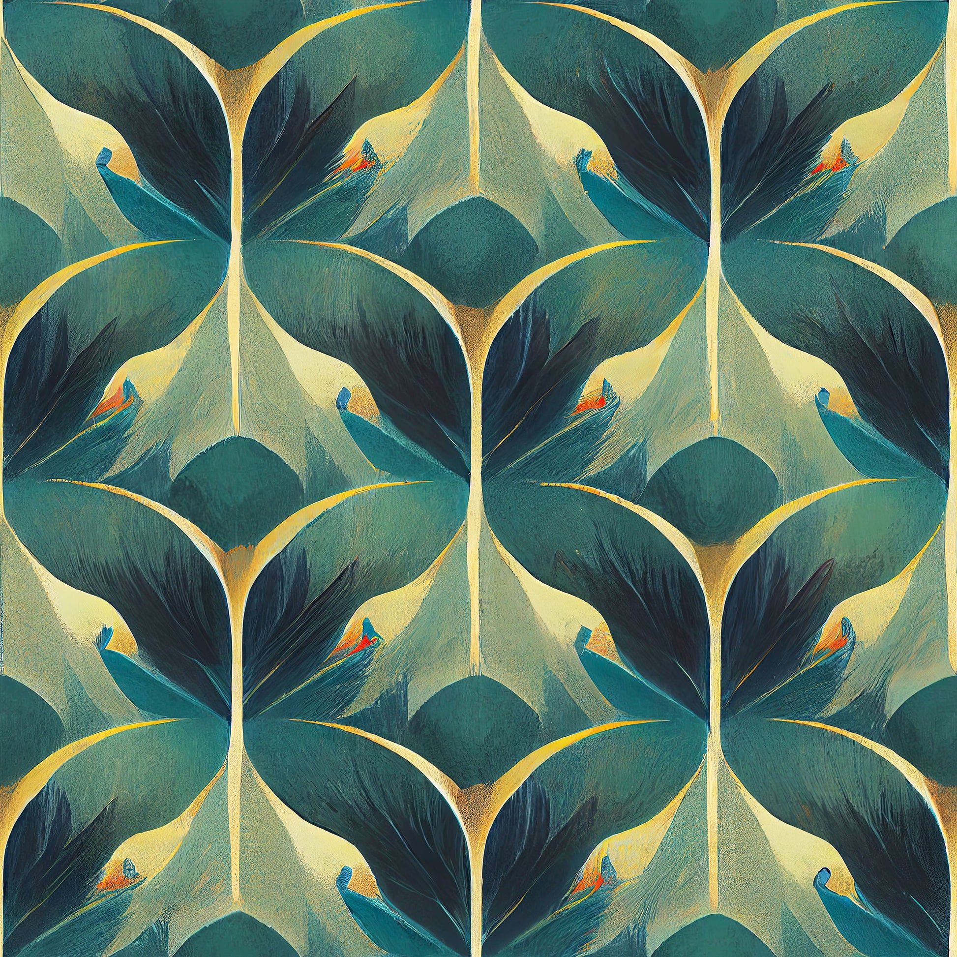 Rohan Abstract Mountain Wallpaper