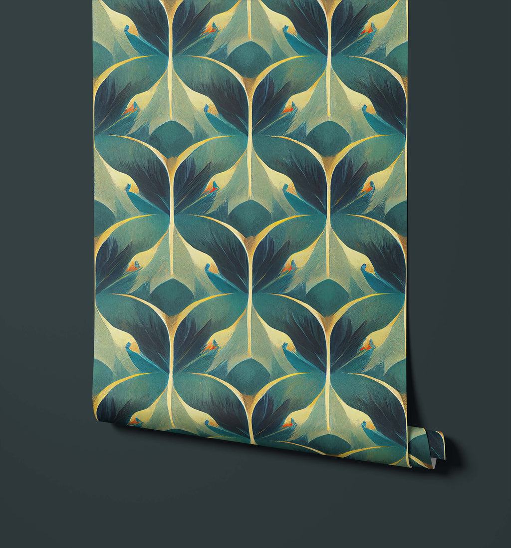 Rohan Abstract Mountain Wallpaper