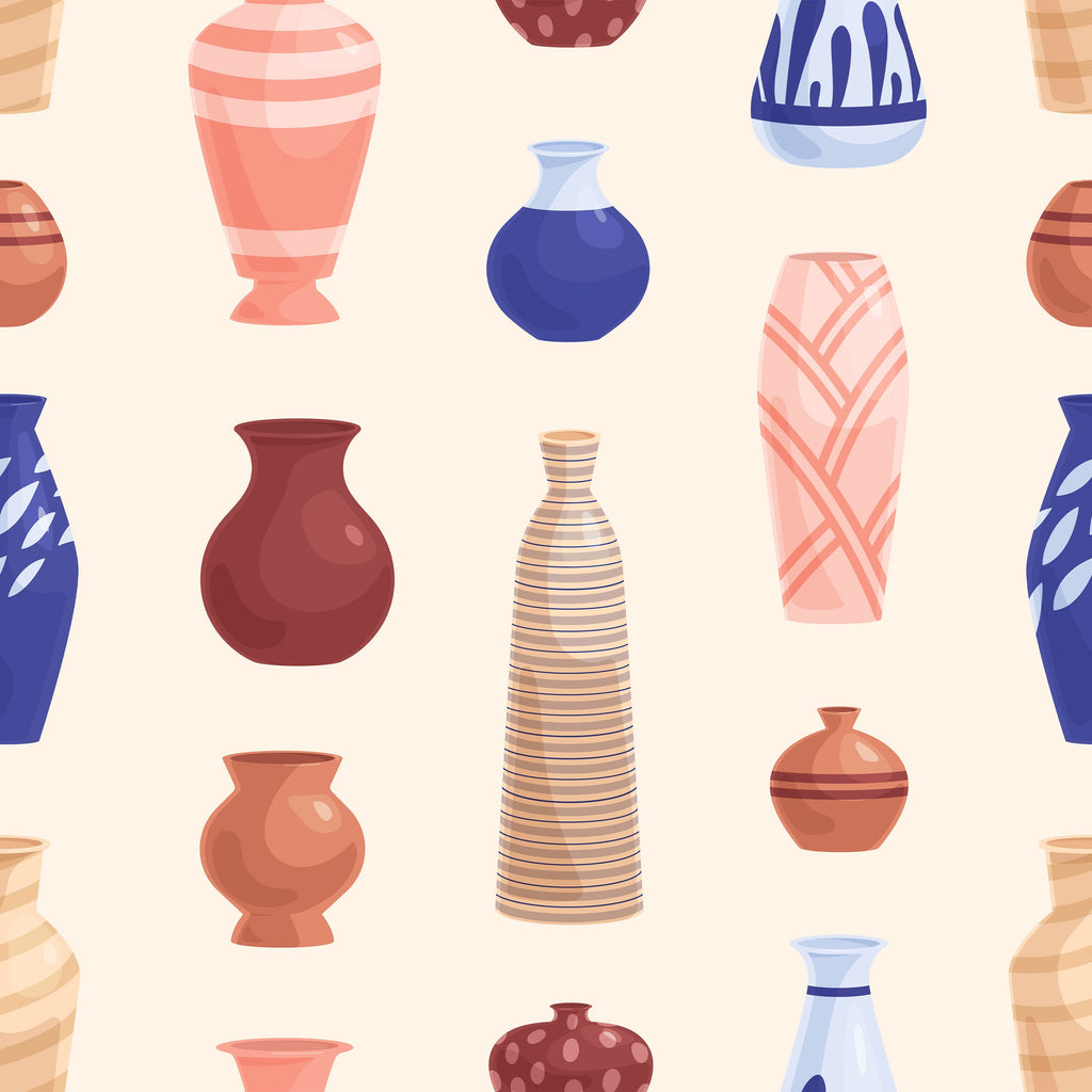 Roma Pottery Vase Wallpaper