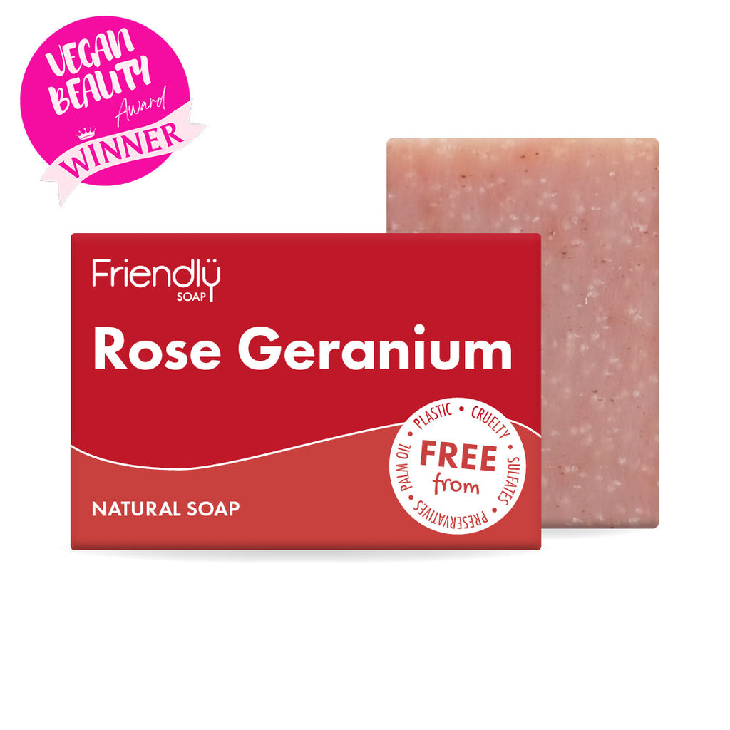 Rose Geranium Natural Soap Bar