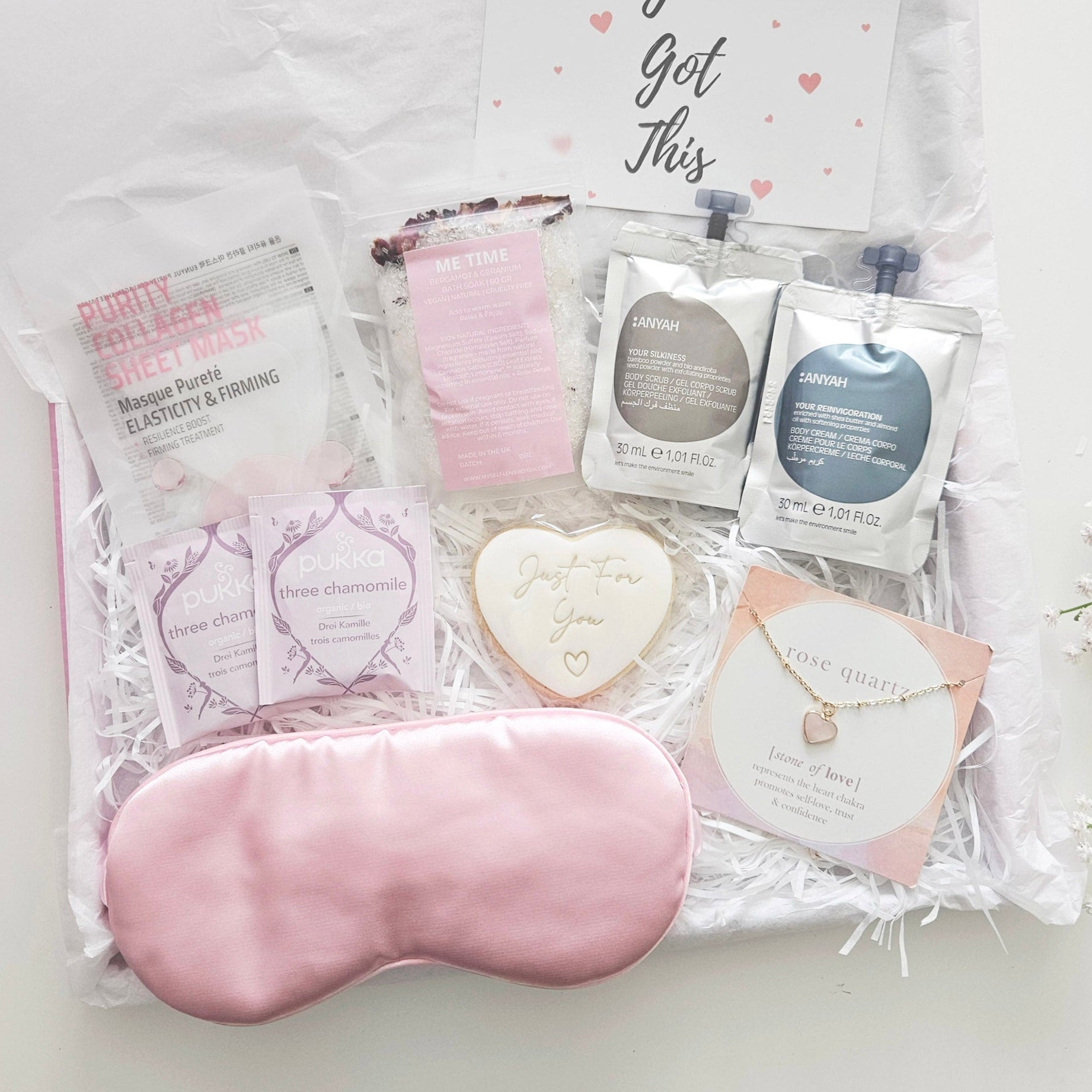 Rose Quartz Self Care Letterbox Gift Set
