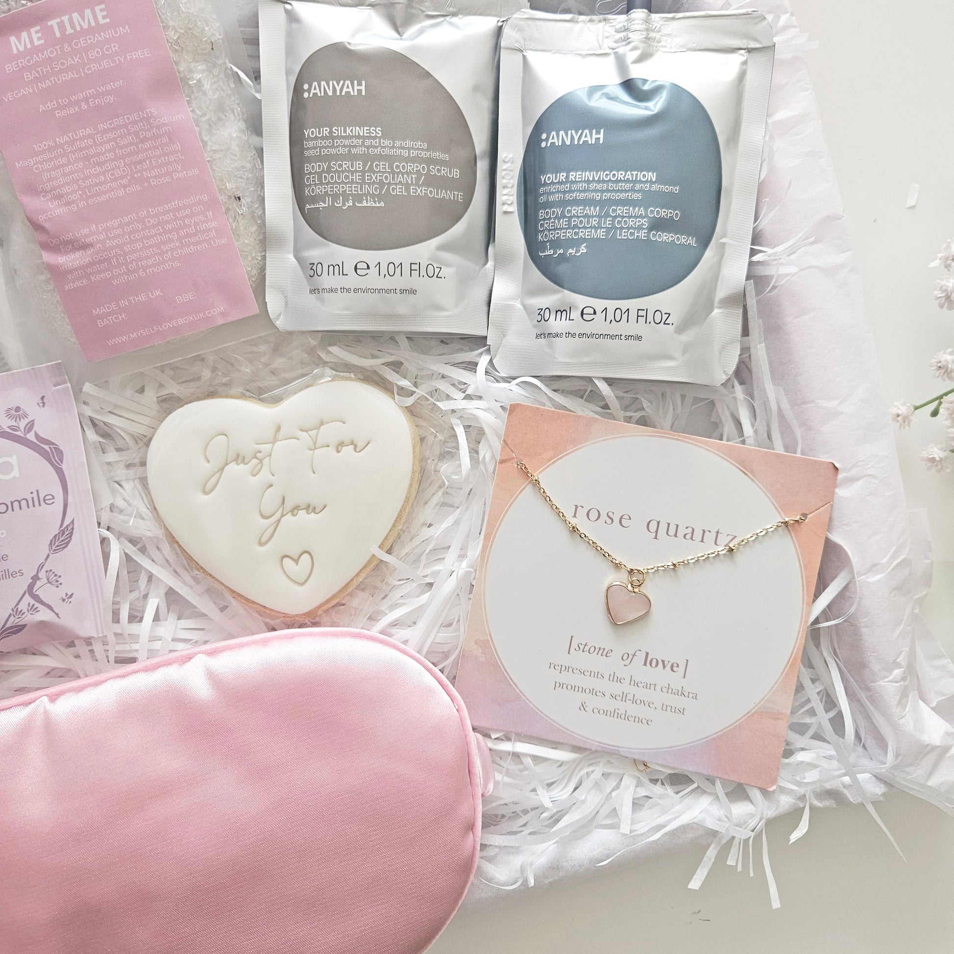 Rose Quartz Self Care Letterbox Gift Set