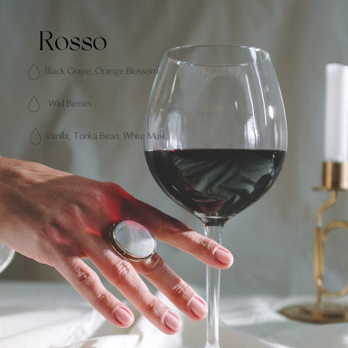 Rosso Room Diffuser – Elegant & Romantic Home Fragrance by Candledust at www.brixbailey.com