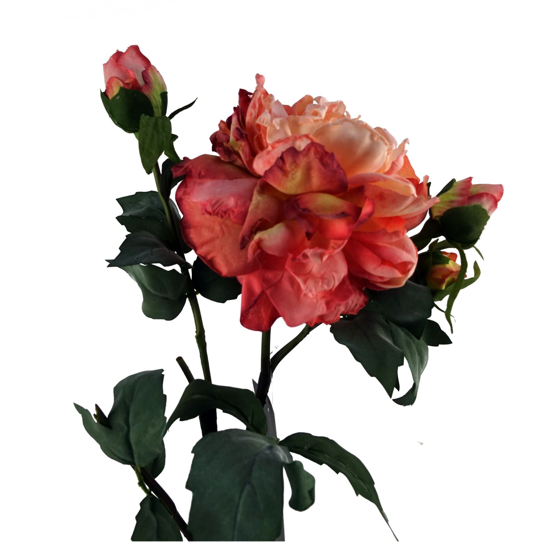 Pink Peony Artificial Flower Stems Pack of 6
