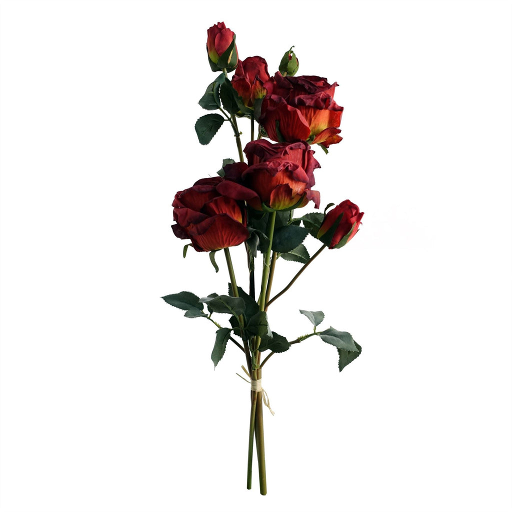 Red Rose Artificial Flower Sprays 60cm Pack of 6