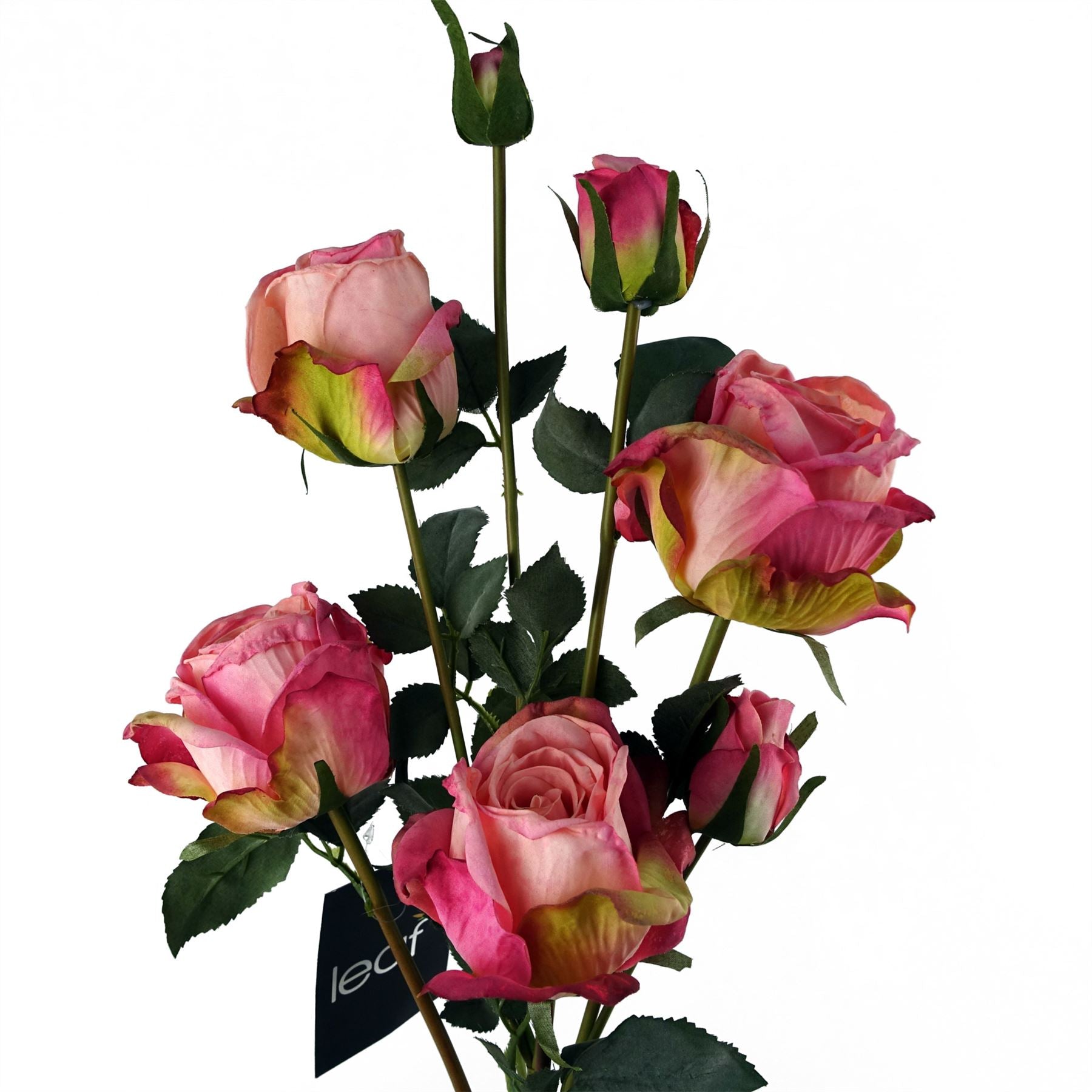 Pink Rose Artificial Flower Sprays 60cm Pack of 6