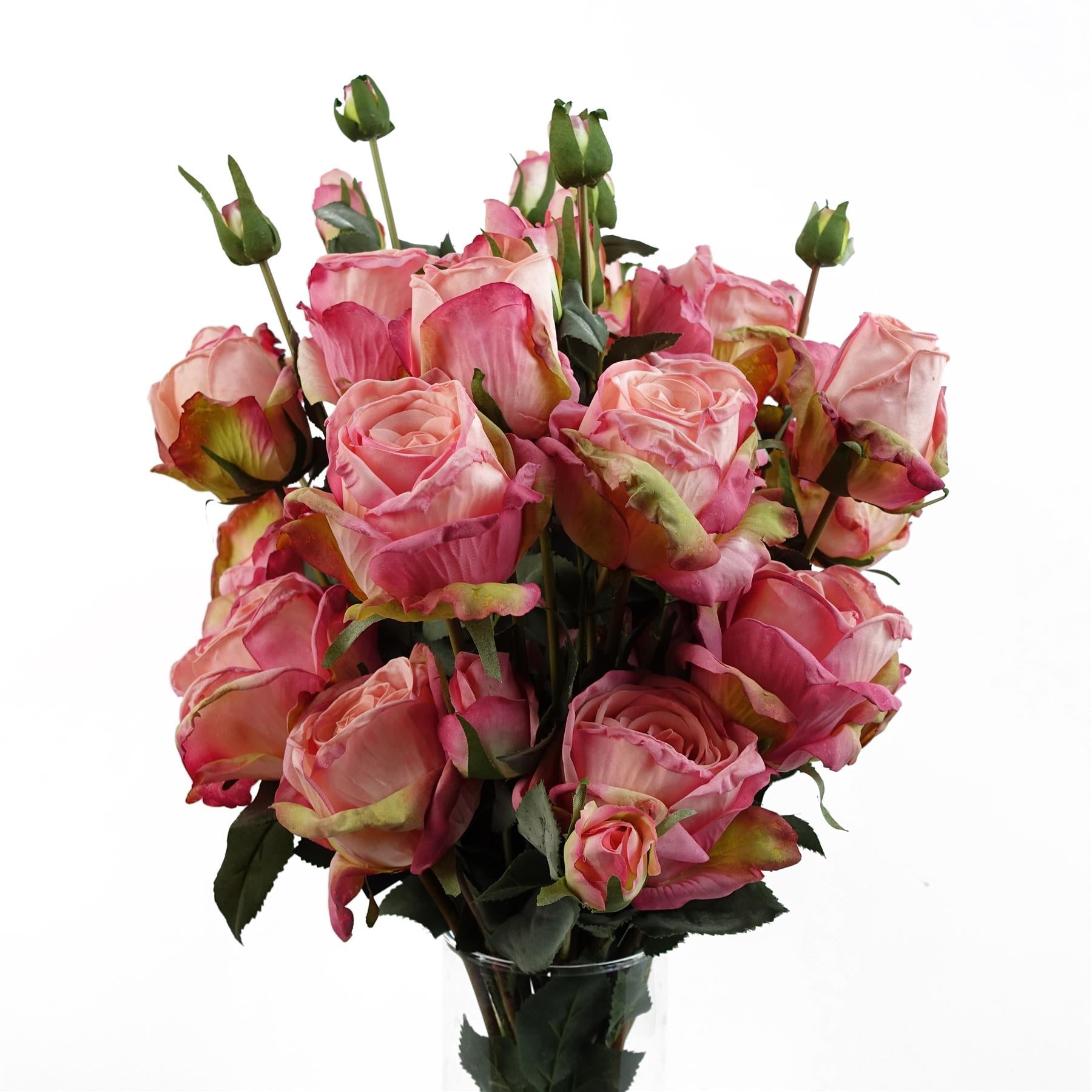 Pink Rose Artificial Flower Sprays 60cm Pack of 6