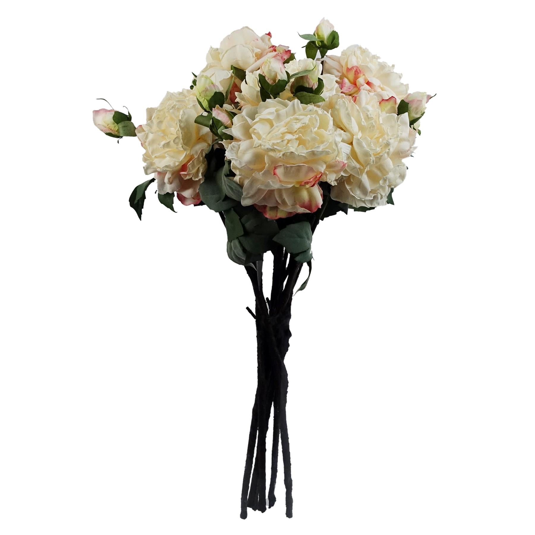 Cream Peony Artificial Flowers 60cm Stem Pack of 6