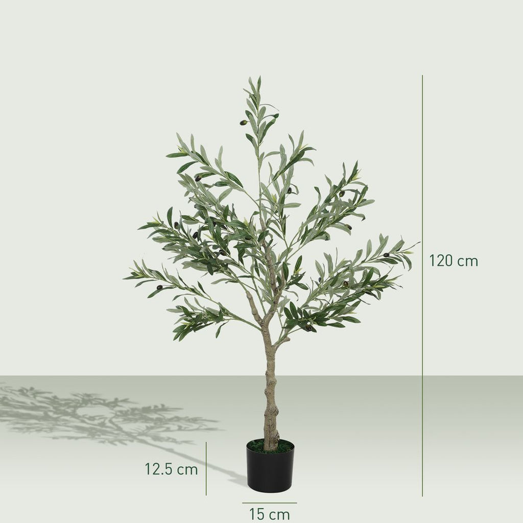 2 Pack Faux Olive Trees 120cm Indoor Artificial Plants