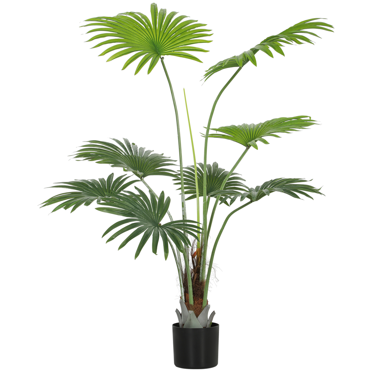 Artificial Palm Tree Plant 145cm with Realistic Leaves