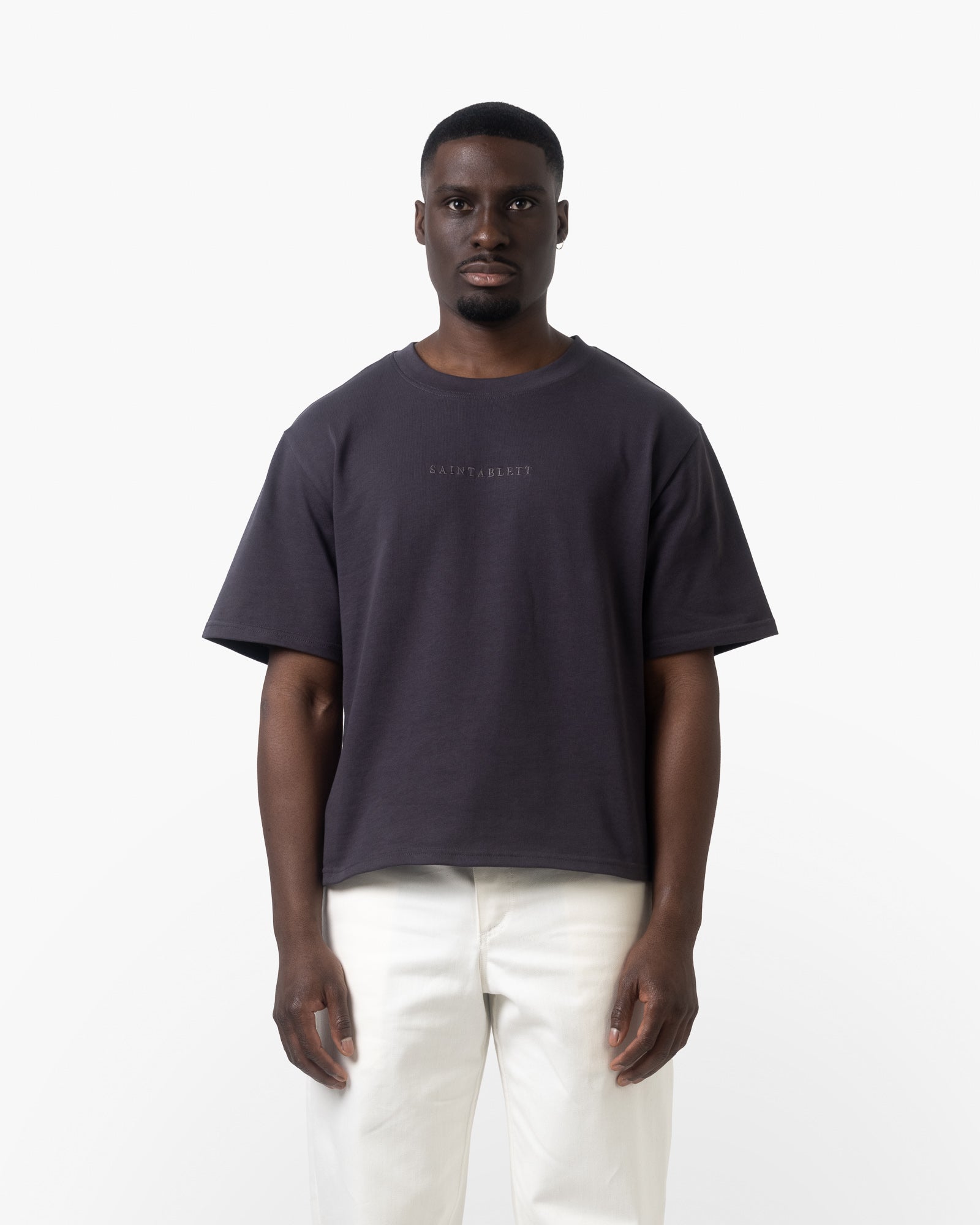 Charcoal Heavyweight Cotton Tee