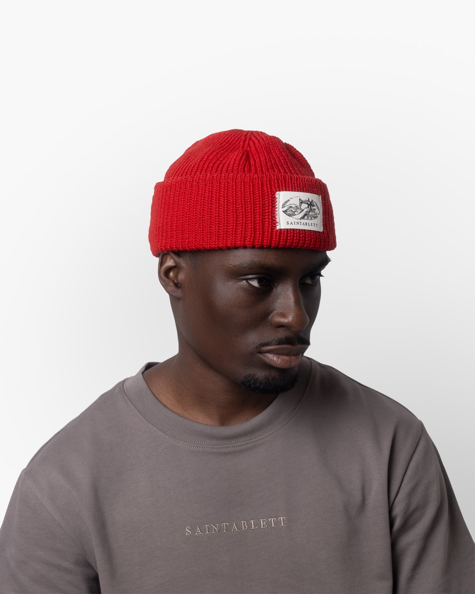 Cherry Merino Wool Watchcap