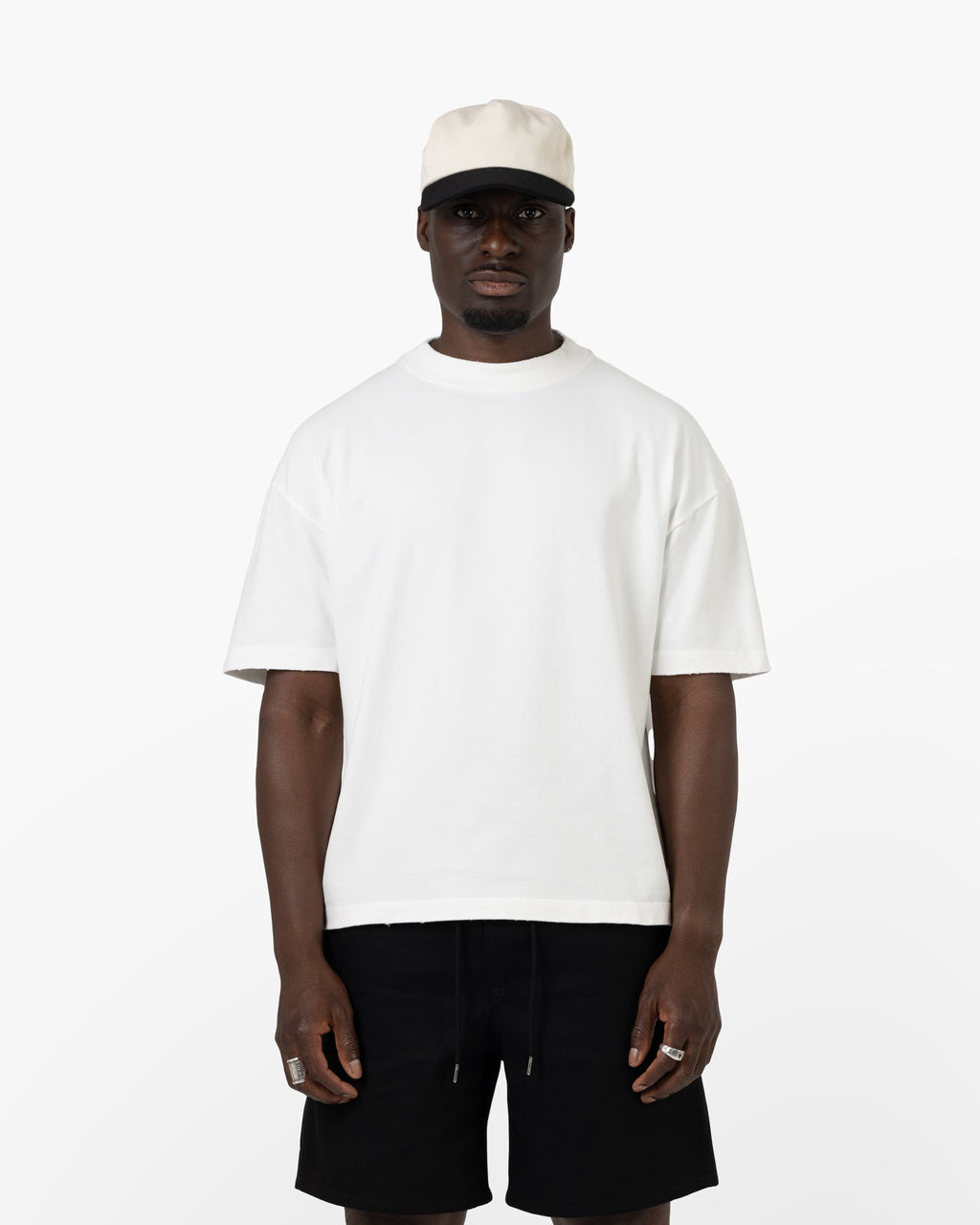 White Heavyweight Cotton Tee