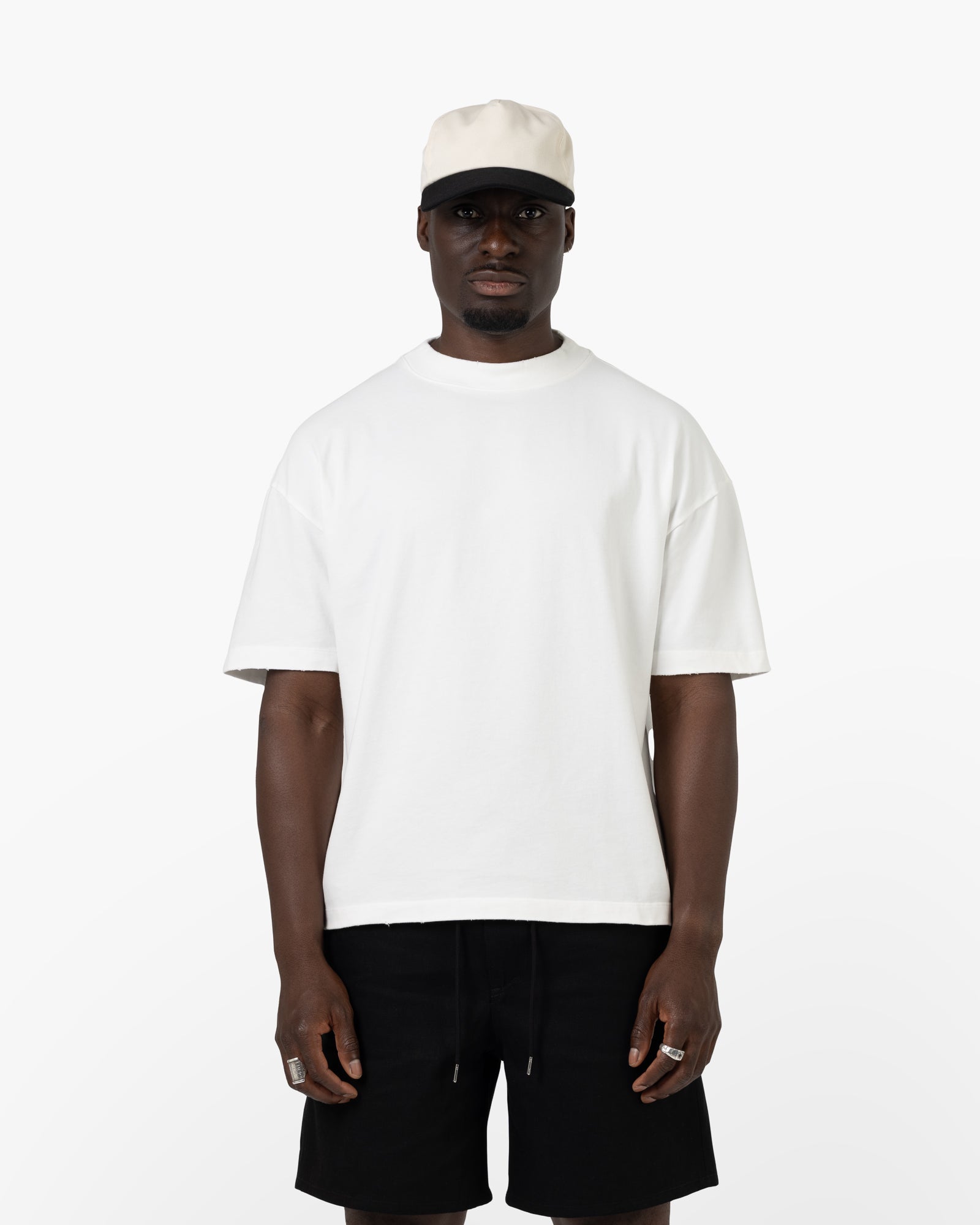 White Heavyweight Cotton Tee