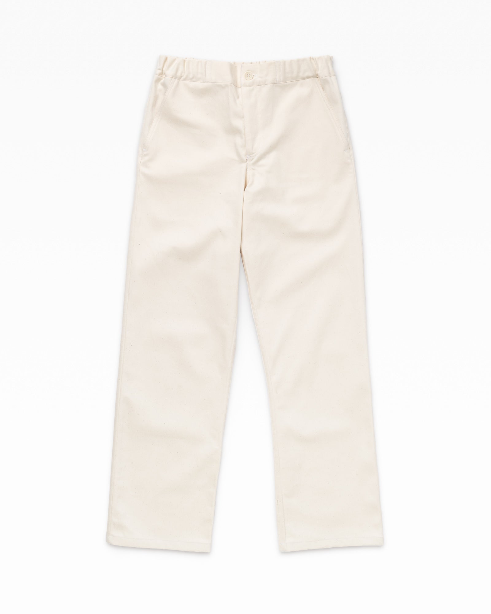 Ecru Wide Leg Trouser