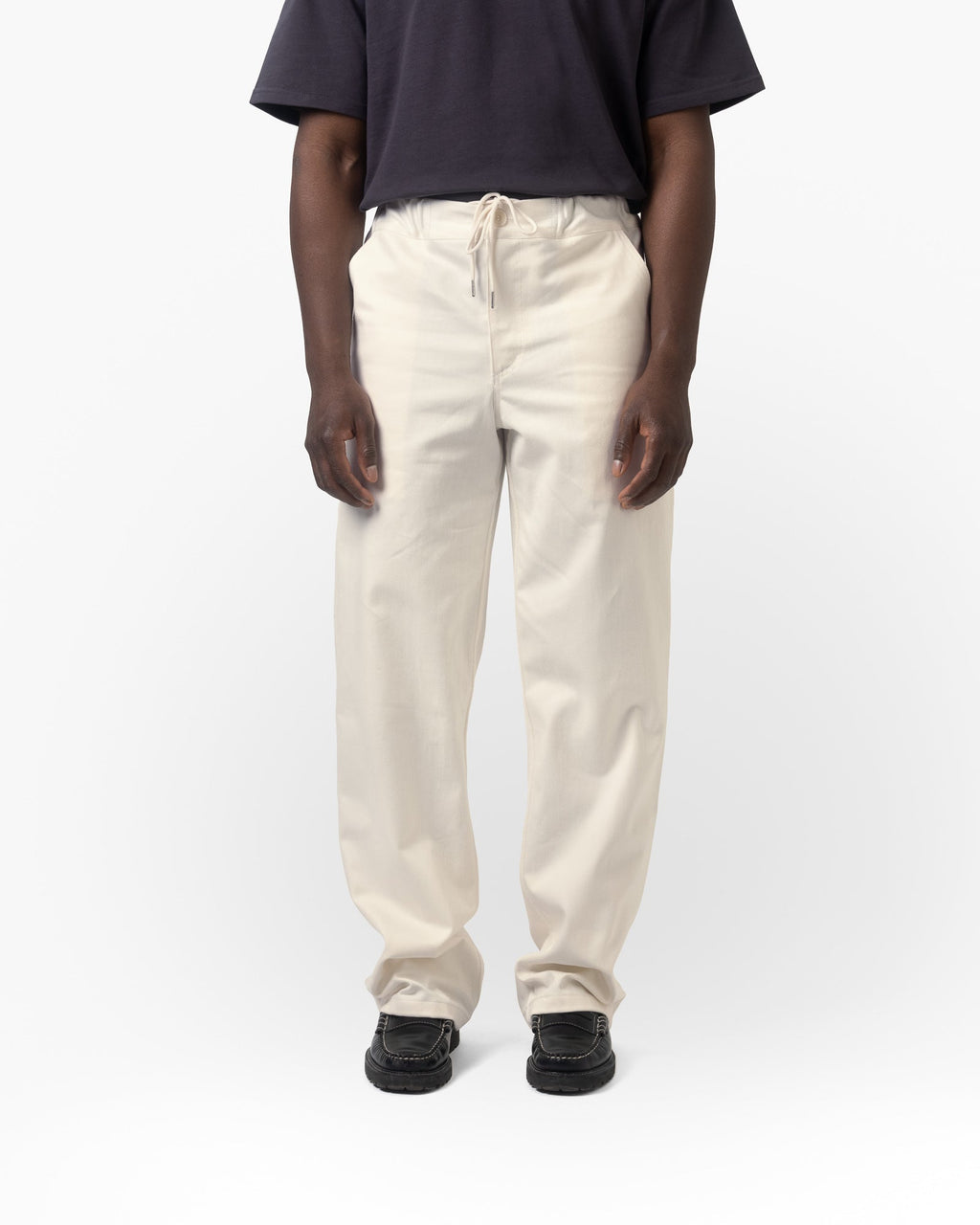 Ecru Wide Leg Trouser