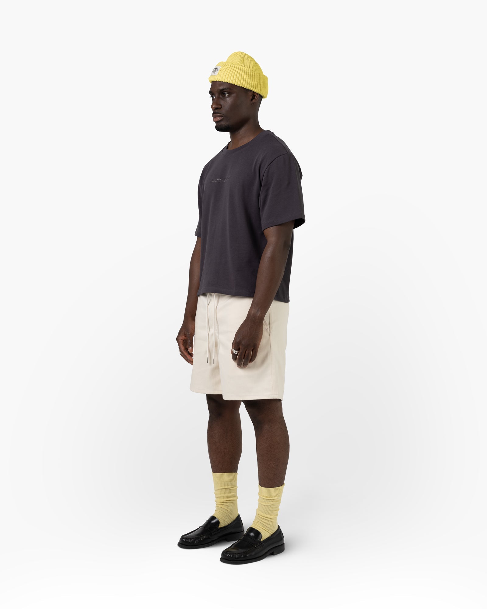 Ecru Shorts in Italian Selvedge Denim