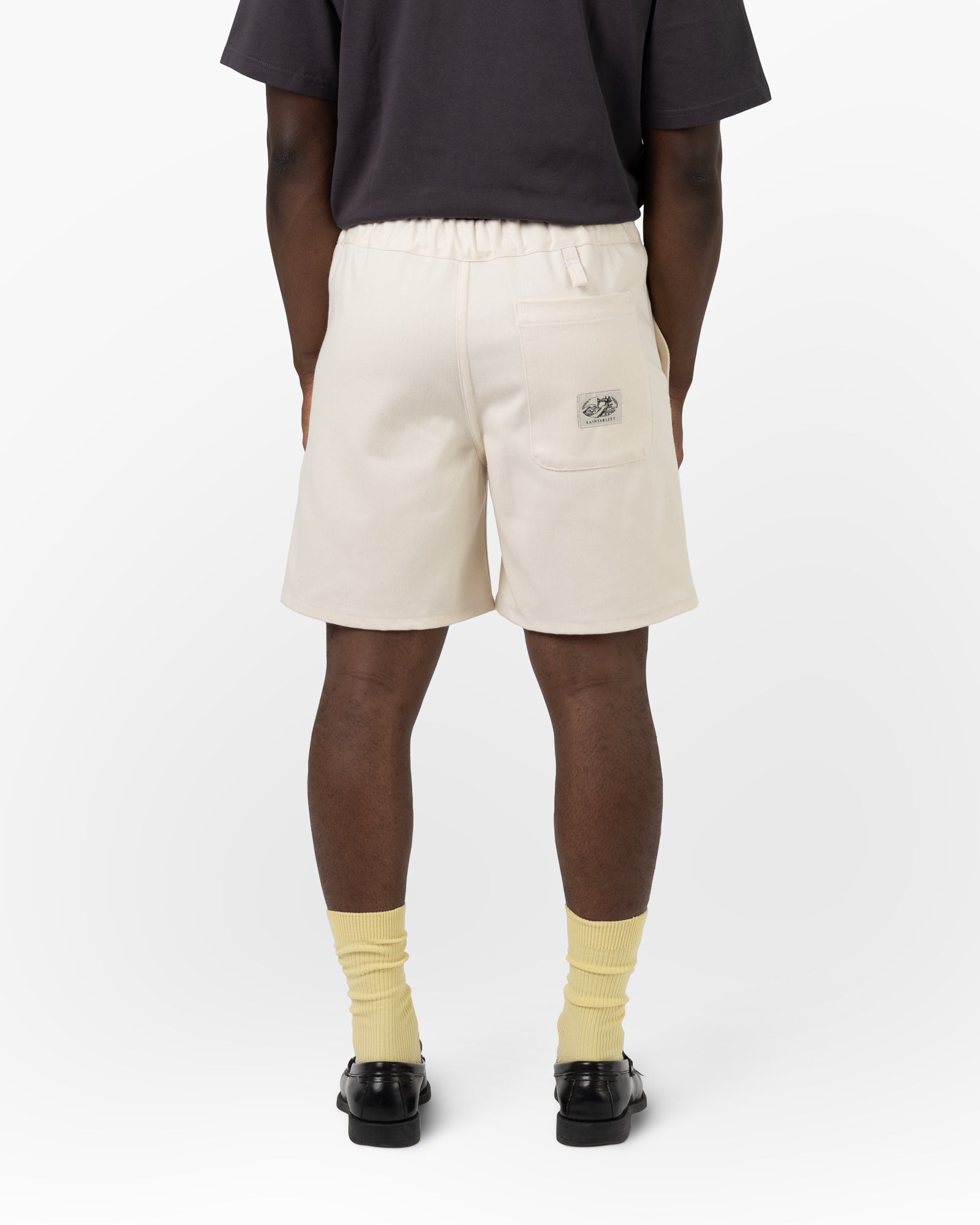 Ecru Shorts in Italian Selvedge Denim