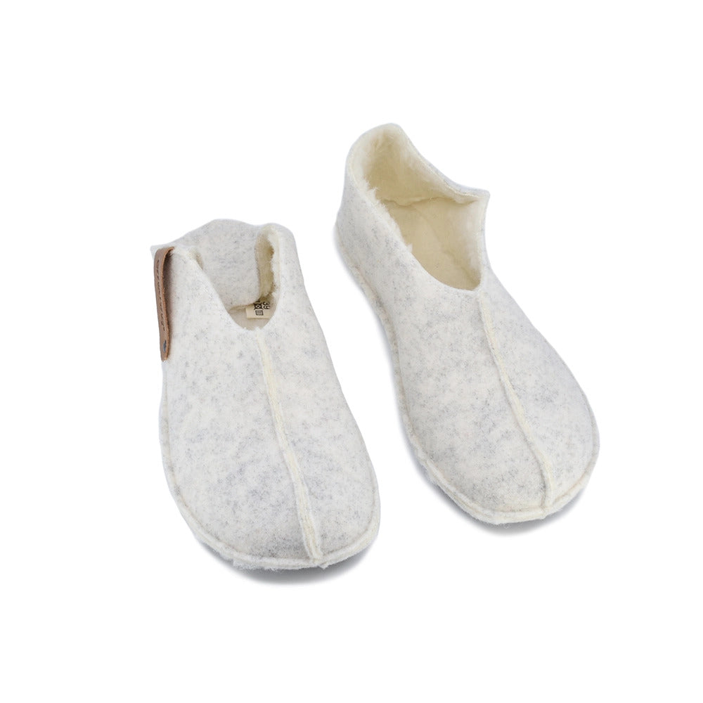 Tohkri Wool Slippers: Handmade, Versatile & Eco-Friendly by Omaking at brixbailey.com