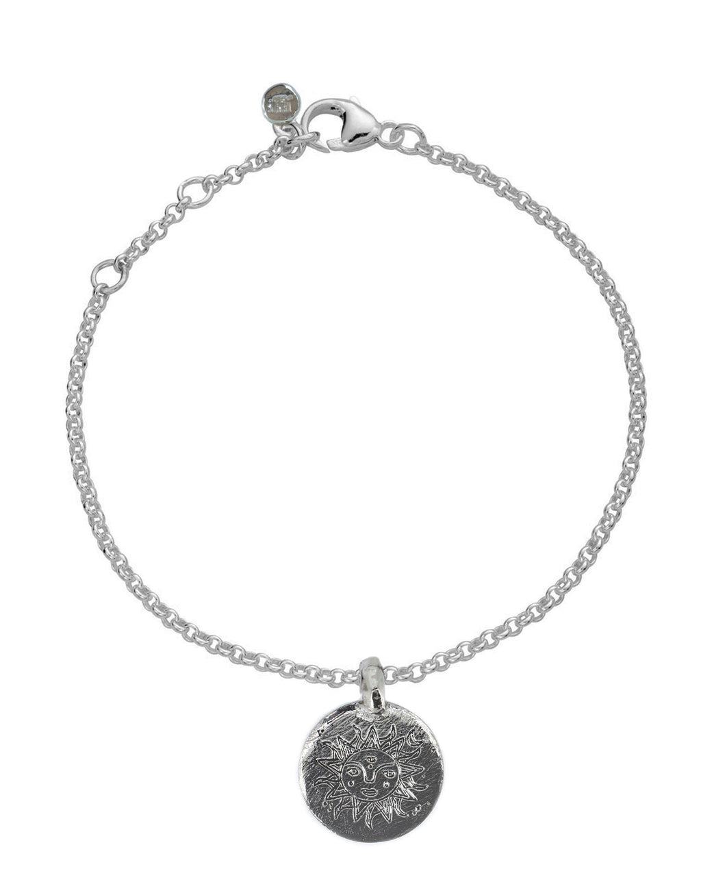 Sterling Silver Solstice Charm Bracelet with Adjustable Sizing